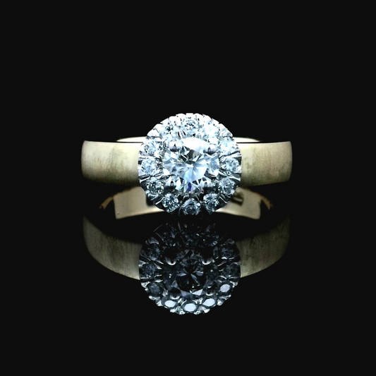 Diamond Halo Ring | Halo Diamond Ring Perth | Brinkhaus Jewellers