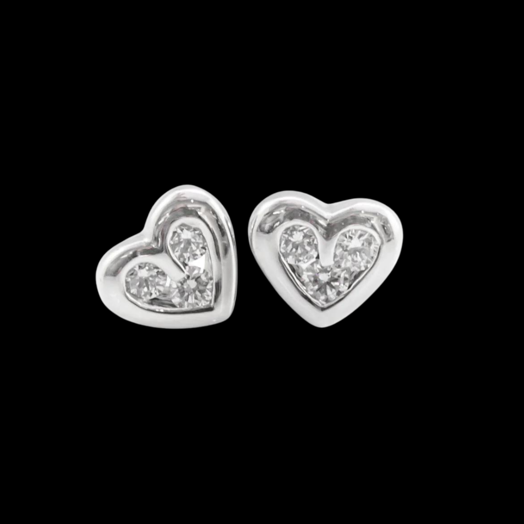 Diamond Heart Earrings Perth | Perth Diamond Earrings | Brinkhaus Jewellers