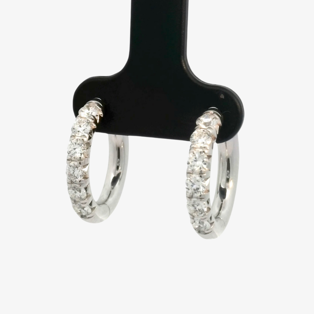 Diamond Hoop Earrings | Brinkhaus Jewellers Perth