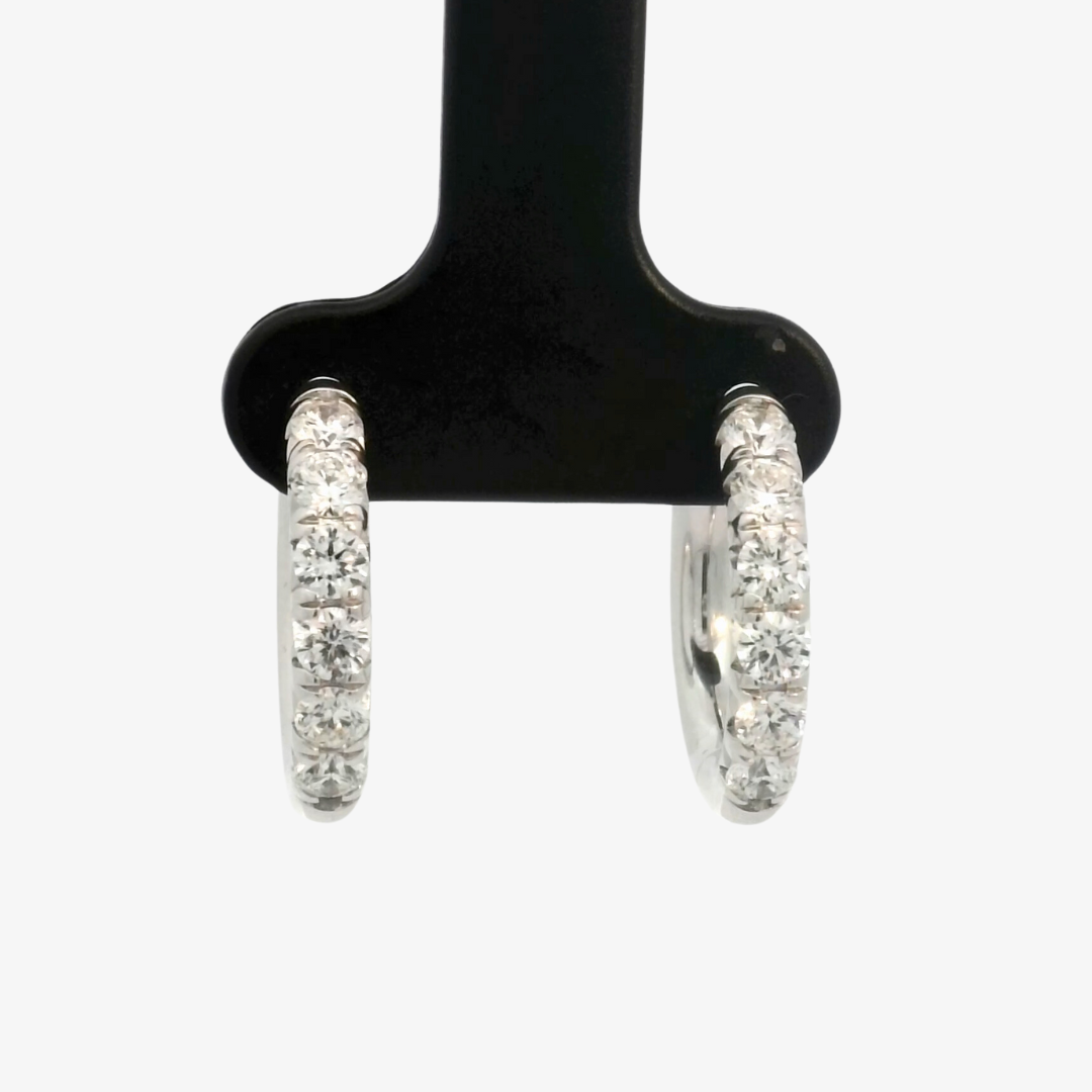 Diamond Hoop Earrings | Brinkhaus Jewellers Perth