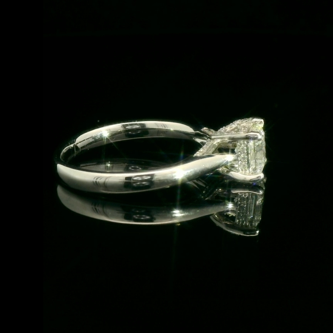 Firemark Princess Cut Engagement Ring