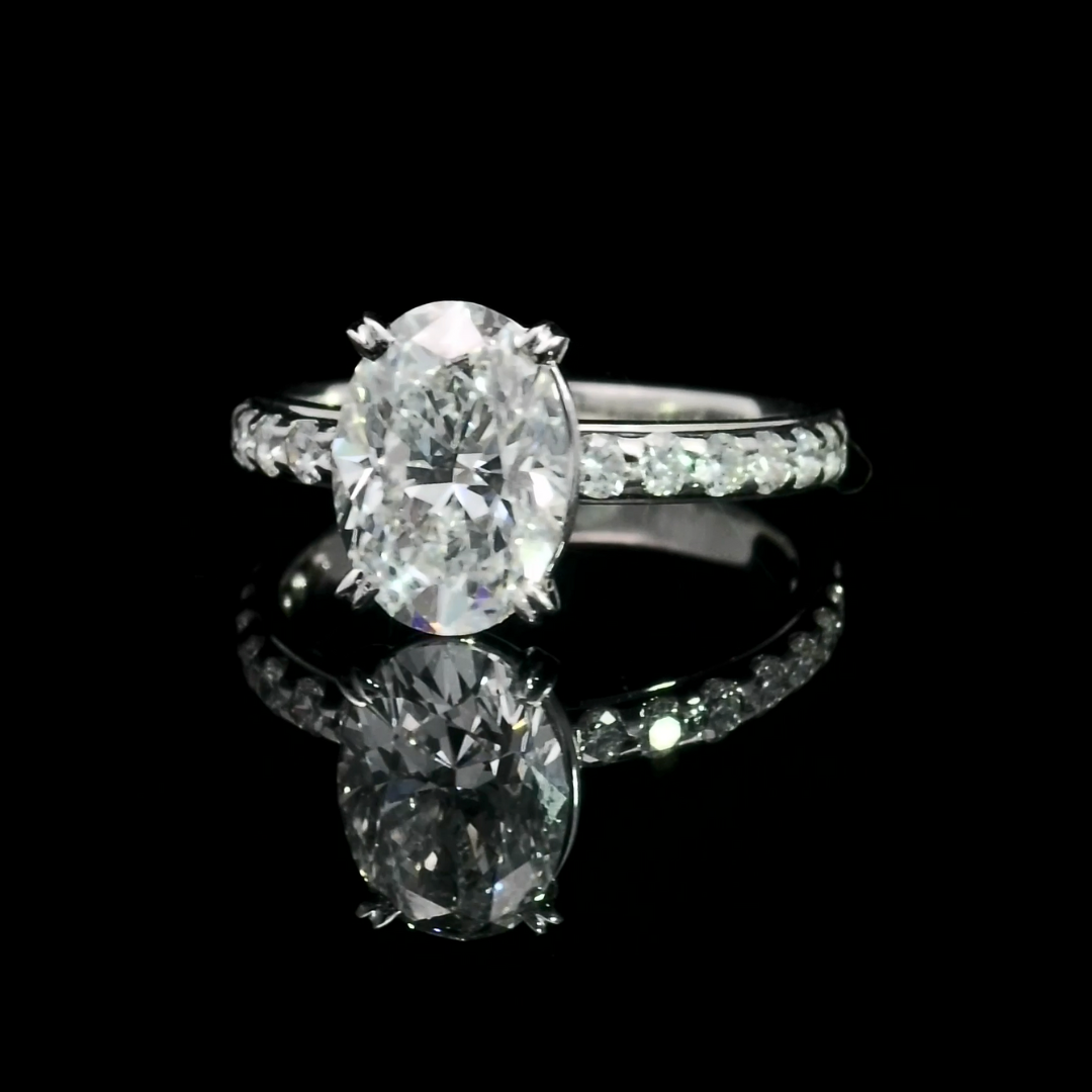 Oval Cut Diamond Engagement Ring | Brinkhaus Jewellers Perth