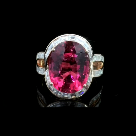 Pink Tourmaline Ring Perth