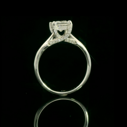 Firemark Princess Cut Engagement Ring