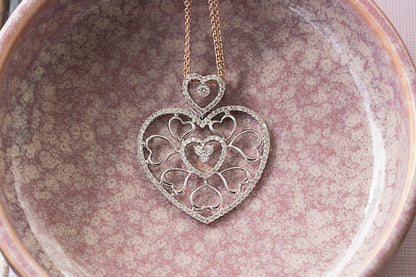 Love heart necklace